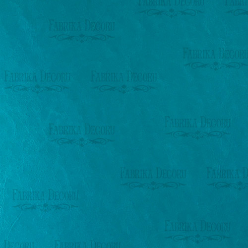 Відріз шкірзаму Turquoise, розмір 50см х 13см - фото 0
