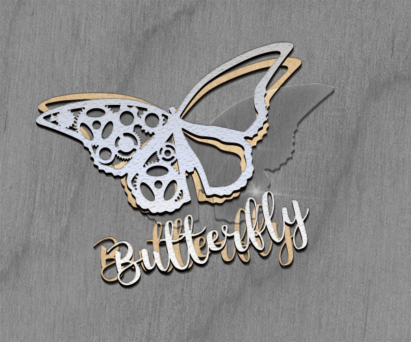 Mega Shaker Maßset, 15cm x 15cm, Figurenrahmen Butterfly - foto 1  - Fabrika Decoru