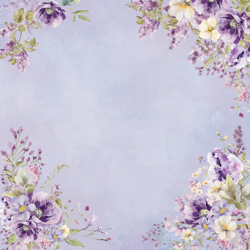 Набір двостороннього паперу для скрапбукінгу Floral sentiments, 20 см х 20 см, 10 аркушів - фото 5