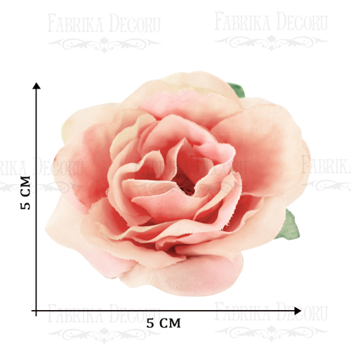 Różowe kwiaty, kolor brzoskwiniowy różowy, 1 szt. - foto 1  - Fabrika Decoru
