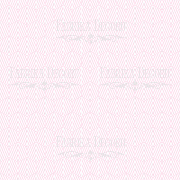 Blatt doppelseitiges Papier für Scrapbooking Tender Orchid #6-05 12"x12" - foto 0  - Fabrika Decoru