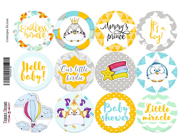 Journaling stickers set #1-027