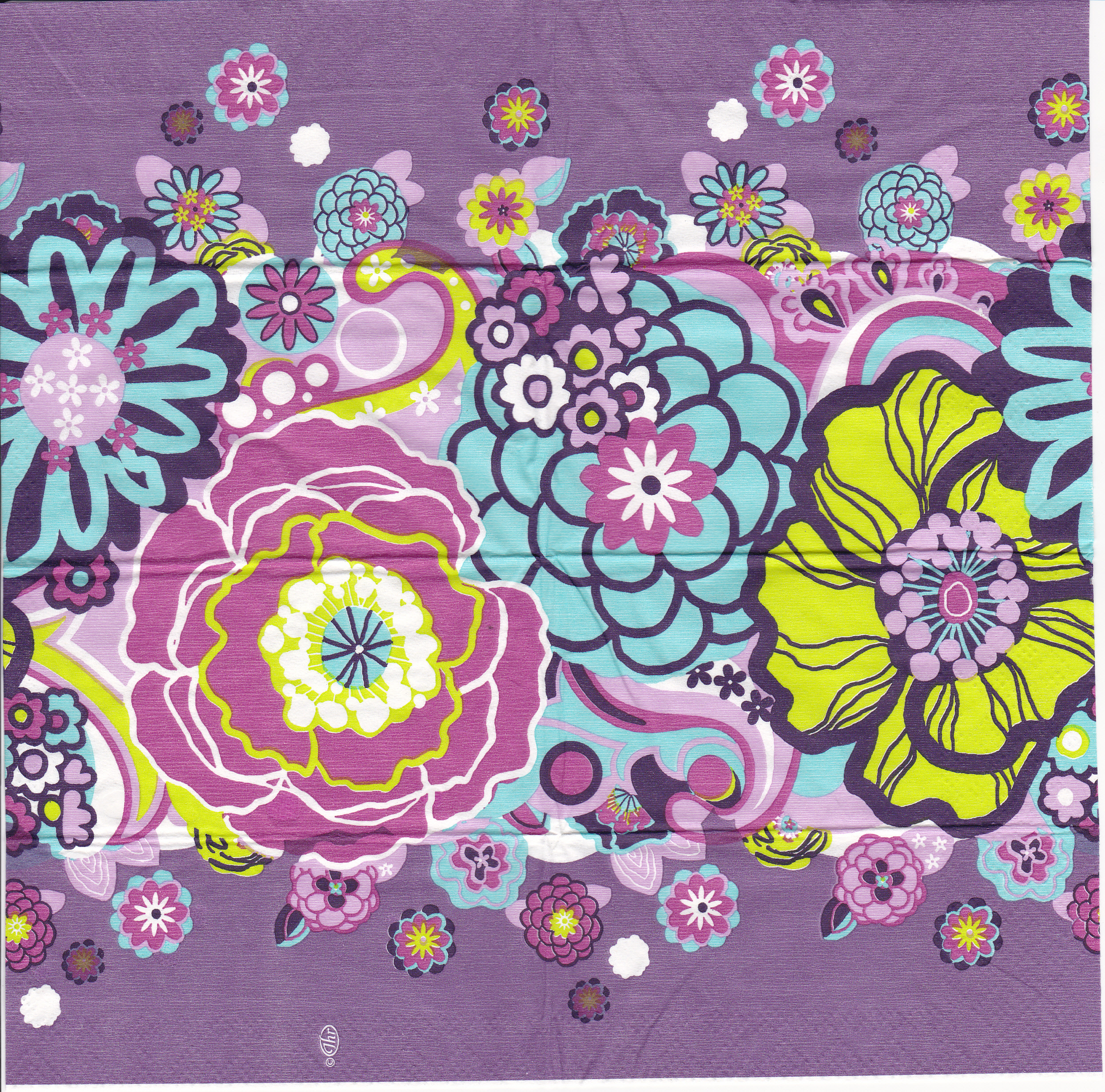 Decoupage-Serviette "Sommerornament1" - Fabrika Decoru