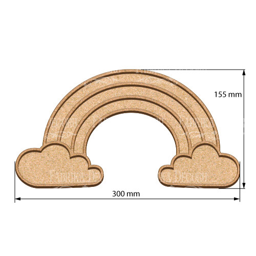 Артборд Веселка 30х15,5 см - фото 0