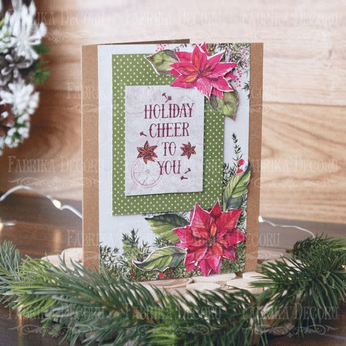 Greeting cards DIY kit, "Botany winter" - foto 2