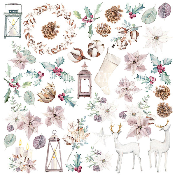 Doppelseitig Scrapbooking Papiere Satz Winter Love Story, 30.5 cm x 30.5cm, 10 Blätter - foto 0  - Fabrika Decoru