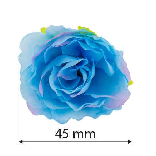 Цветы эустомы, Голубые с розовым 1шт - Фото 1