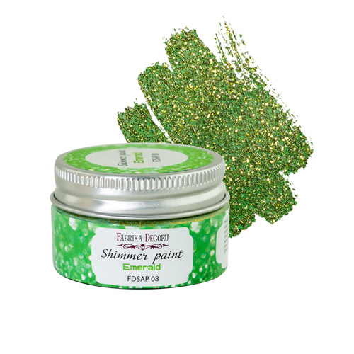 Shimmer paint Emerald 30 ml