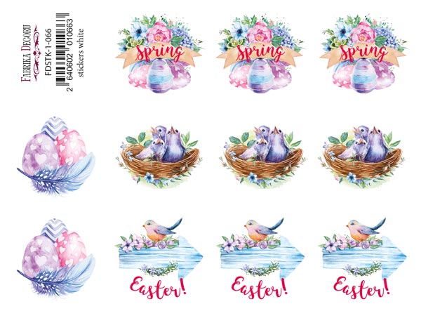 Journaling stickers set #1-066