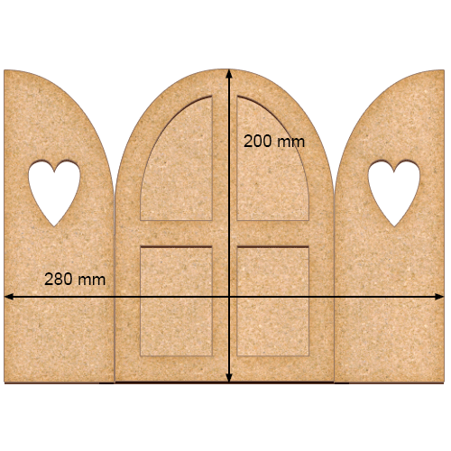 Art board  Window, 28cm х 20cm - foto 0