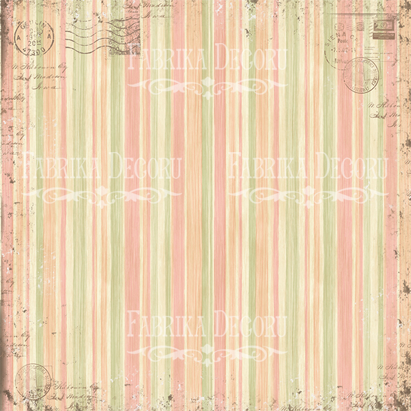 Zestaw papieru do scrapbookingu "Listy Miłosne" 20cm x 20cm  - foto 9  - Fabrika Decoru