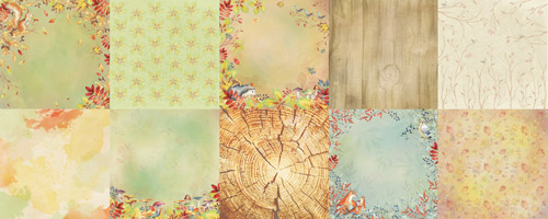 Набор скрапбумаги Colors of Autumn 30,5x30,5 см, 10 листов - Фото 0