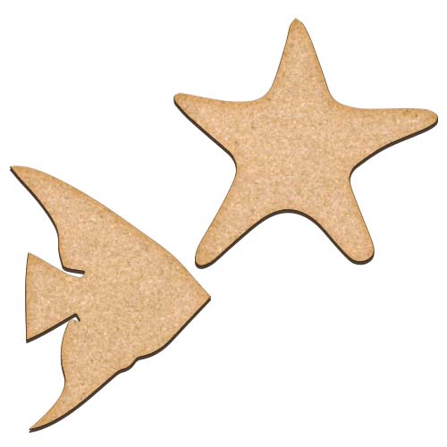  Artboard Fish and Starfish set