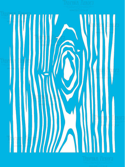 Stencil for crafts 15x20cm "Cross section of the tree" #107