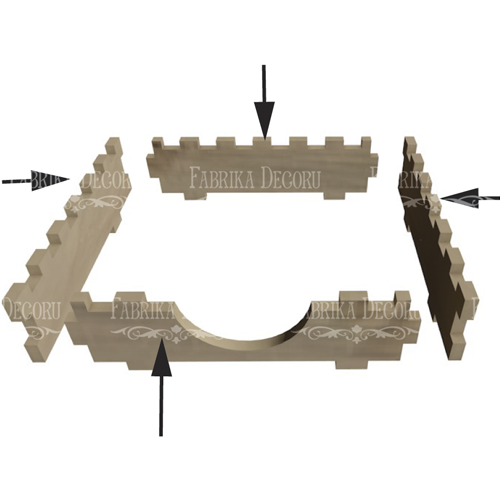 Desk organizer DIY kit "Fairytale castle", #03 - foto 3