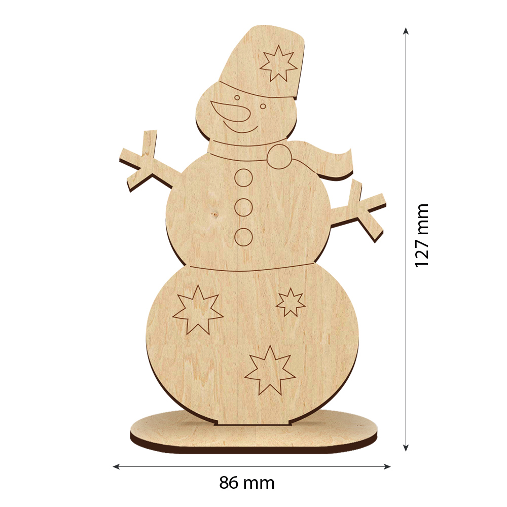 Holzrohling zum Dekorieren #556 - foto 0  - Fabrika Decoru