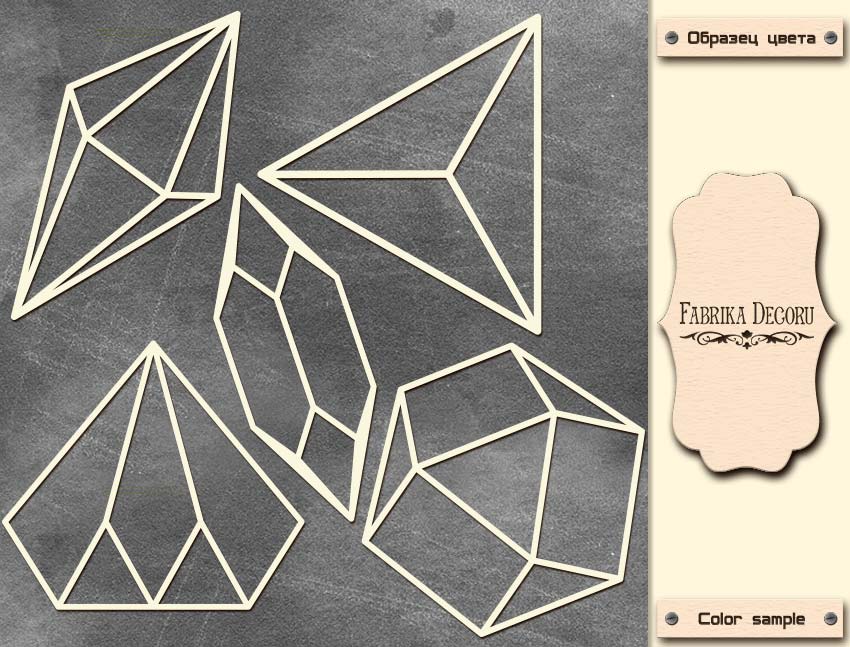 Megaspanplatte "Crystals 3" #033 - Fabrika Decoru