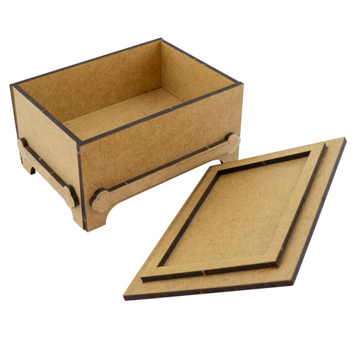 Box for accessories and jewelry, 110x85x75mm, DIY kit #370 - foto 2