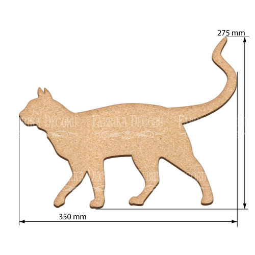 Künstlerkarton Katze 35х27,5 cm - foto 0  - Fabrika Decoru