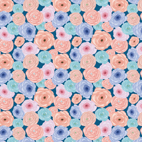 Набор бумаги для скрапбукинга Flower mood 20x20 см, 10 листов - Фото 5