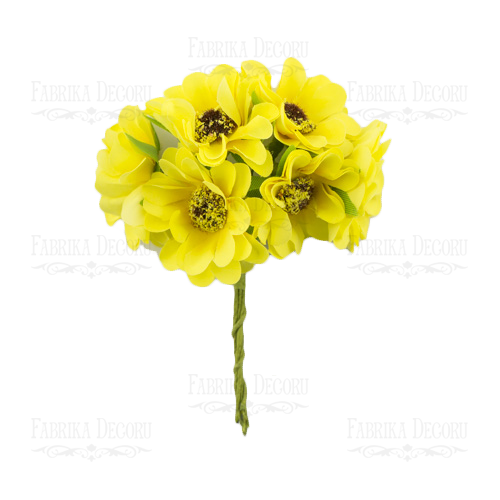 Bouquet of chamomiles yellow, 6pcs