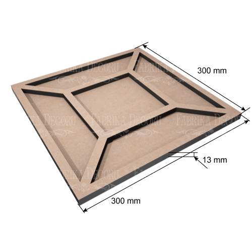 Mixbox Quadratisch, 30х30 qm - foto 1  - Fabrika Decoru