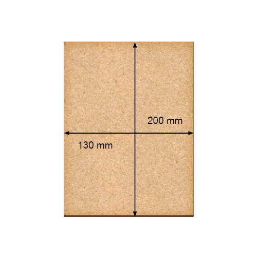 Zeichenkarton quadratisch, 13cm x 20cm - foto 1  - Fabrika Decoru