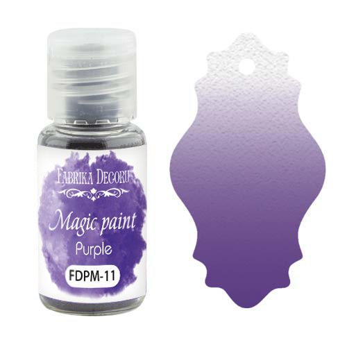 Sucha farba Magic paint Fioletowa, 15 ml - Fabrika Decoru