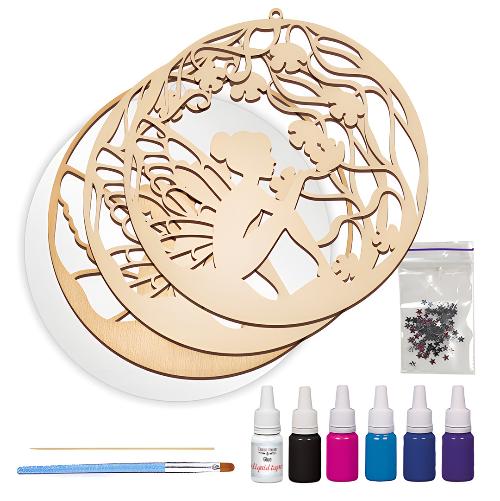 Art Stained Glass Kit "Forest Fairy", for painting by numbers - foto 3