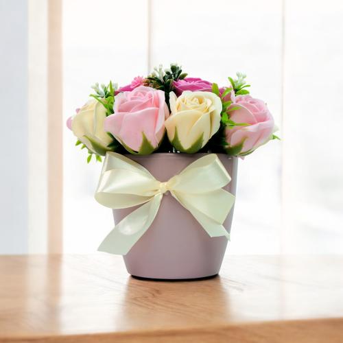 Floristic interior composition "This is your day", 200 x 200 x 180 mm  - foto 3