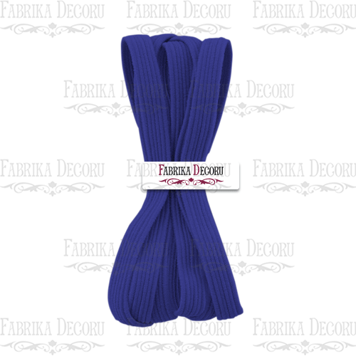 Elastisches Flachband, Farbe dunkelblau - Fabrika Decoru