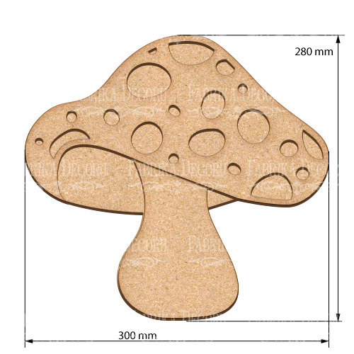 Kunstkarton Pilz 30х28 cm - foto 0  - Fabrika Decoru