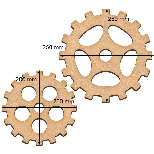 Art board Zestaw koł zębatych - foto 0  - Fabrika Decoru