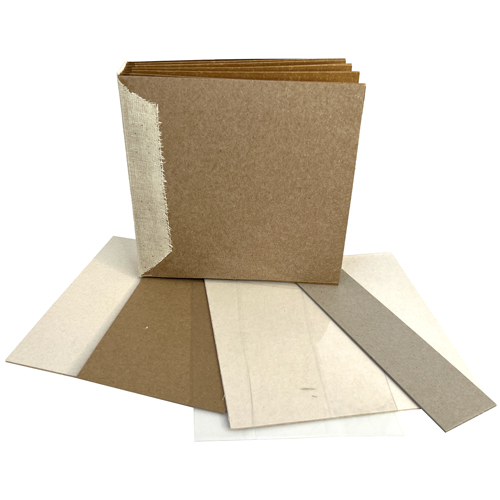 Blank kraft scrapbook album (photo album), 15cm x 15cm, 5 sheets - foto 0
