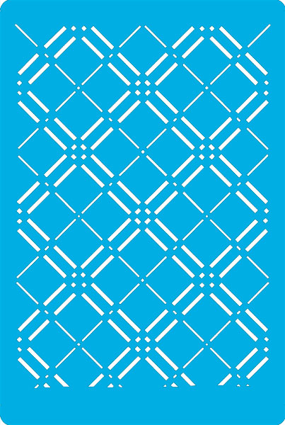 трафарет многоразовый 15x20см шотландка фон #255 фабрика декору