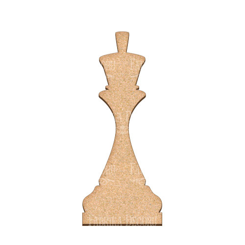 Art board Figura szachowa – Król, 10,5x25cm  - Fabrika Decoru