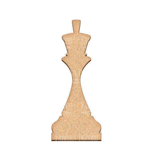  Art board King chess piece 10,5х25 cm