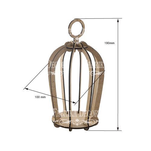 Dekoracyjna klatka #054 - foto 4  - Fabrika Decoru