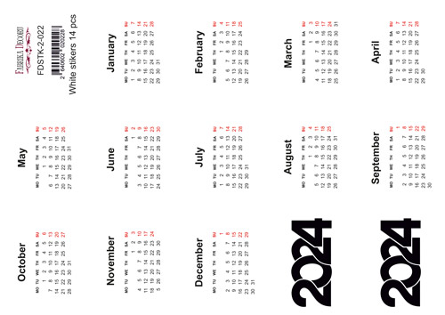 Set of stickers for journaling and planners #2-022(24)