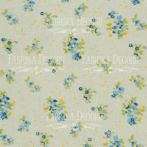Fabric cut piece  35X75 Forget-me-not 