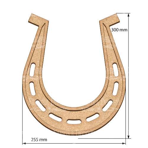  Art board Horseshoe 25,5х30 cm - foto 0