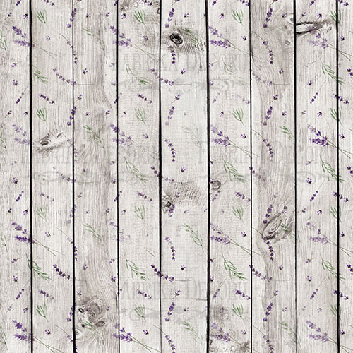 Набор двусторонней бумаги для скрапбукинга Lavender Provence 20x20 см 10 листов - Фото 2