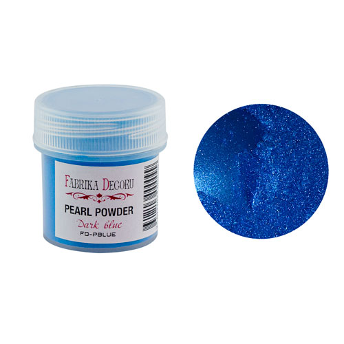 Perlenpulver Dunkelblau 20 ml - Fabrika Decoru