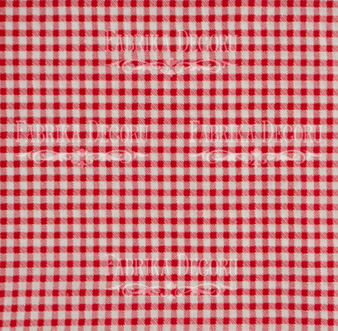 Stoffzuschnitt 35X80 Red White Cell - Fabrika Decoru