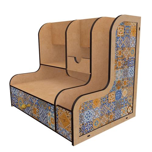 Schreibtisch-Büroorganizer für Papiere, Schreibwaren und Zubehör, mit Bildern #424 - Fabrika Decoru