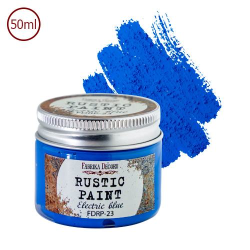 Rustic paint Electric blue