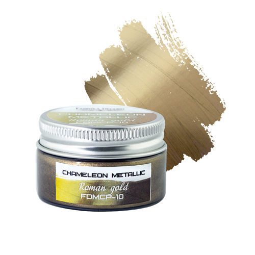 Metallic-Chamäleon-Lack Römergold 30 ml - Fabrika Decoru