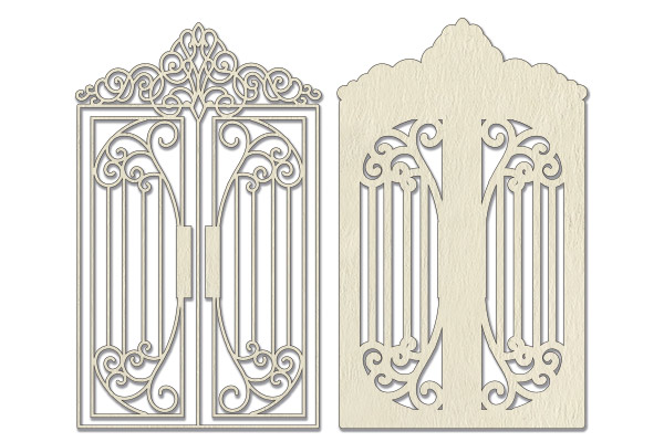 3D-chipboard Empire style door FDCH-575