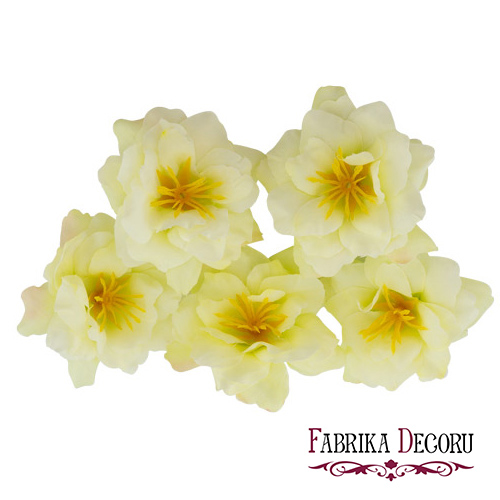 Clematis flower light lemon, 1 pc