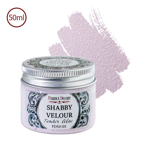 Shabby velour paint Tender lilac